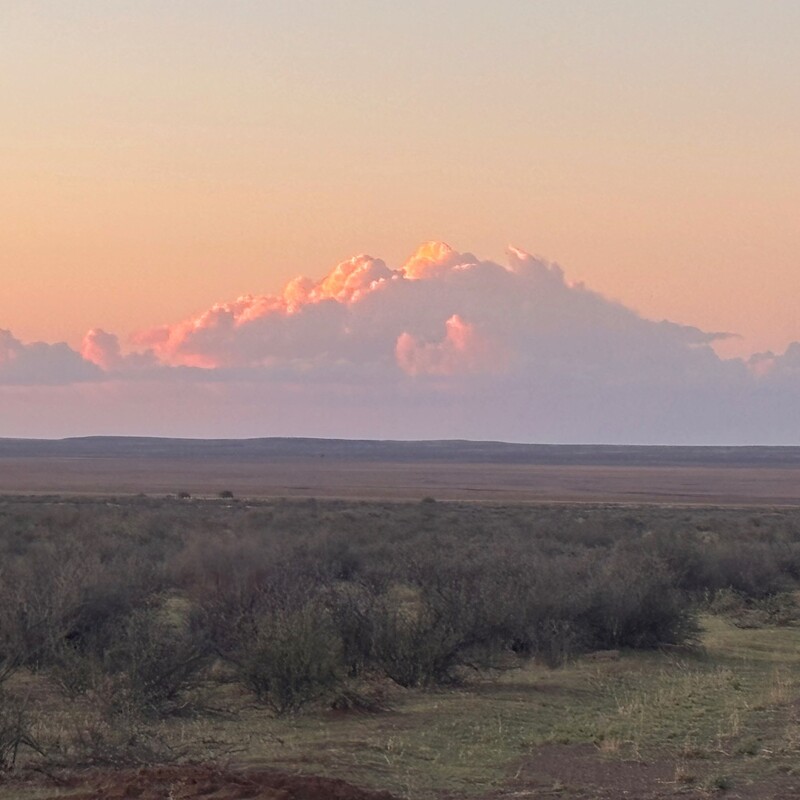 Clouds paint a picture